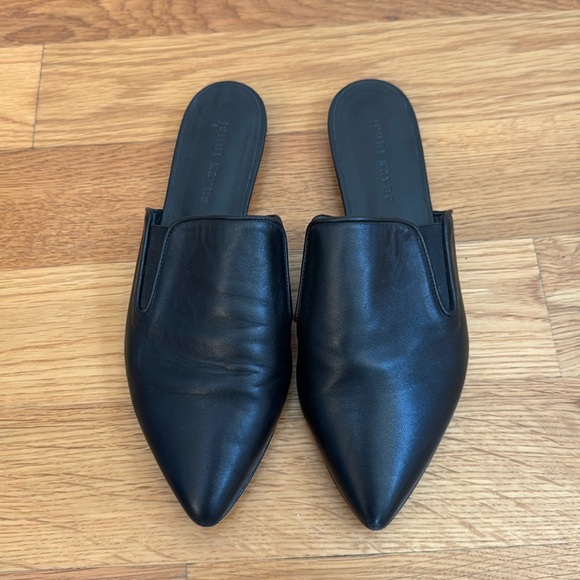 Jenni Kayne Shoes - Jenni Kayne Black Leather Mules, sz 37 (7)